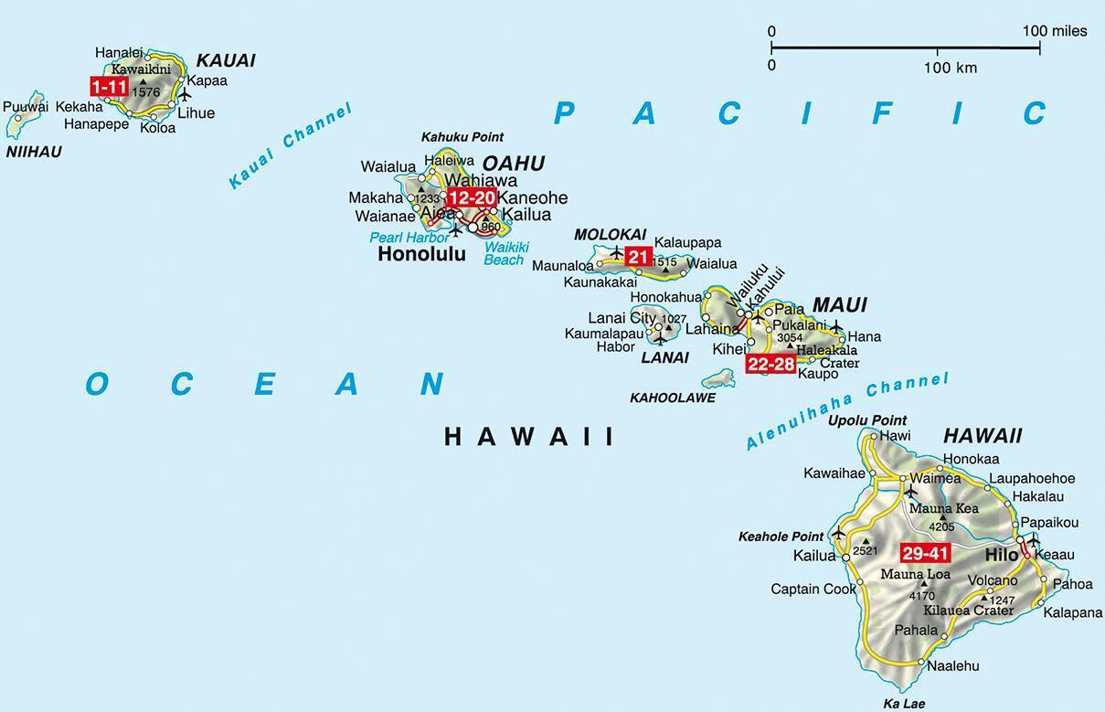 Thumbnail - Hawaii | Kauai, Oahu, Molokai, Maui, Hawaii. 41 Touren. Mit Gps-daten