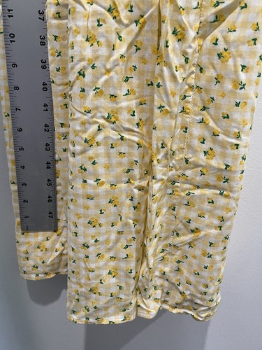 BeBop Farmers Daughter Girls Yellow Flower Maxi Dress Spaghetti Strap Size Small - Picture 8 of 8