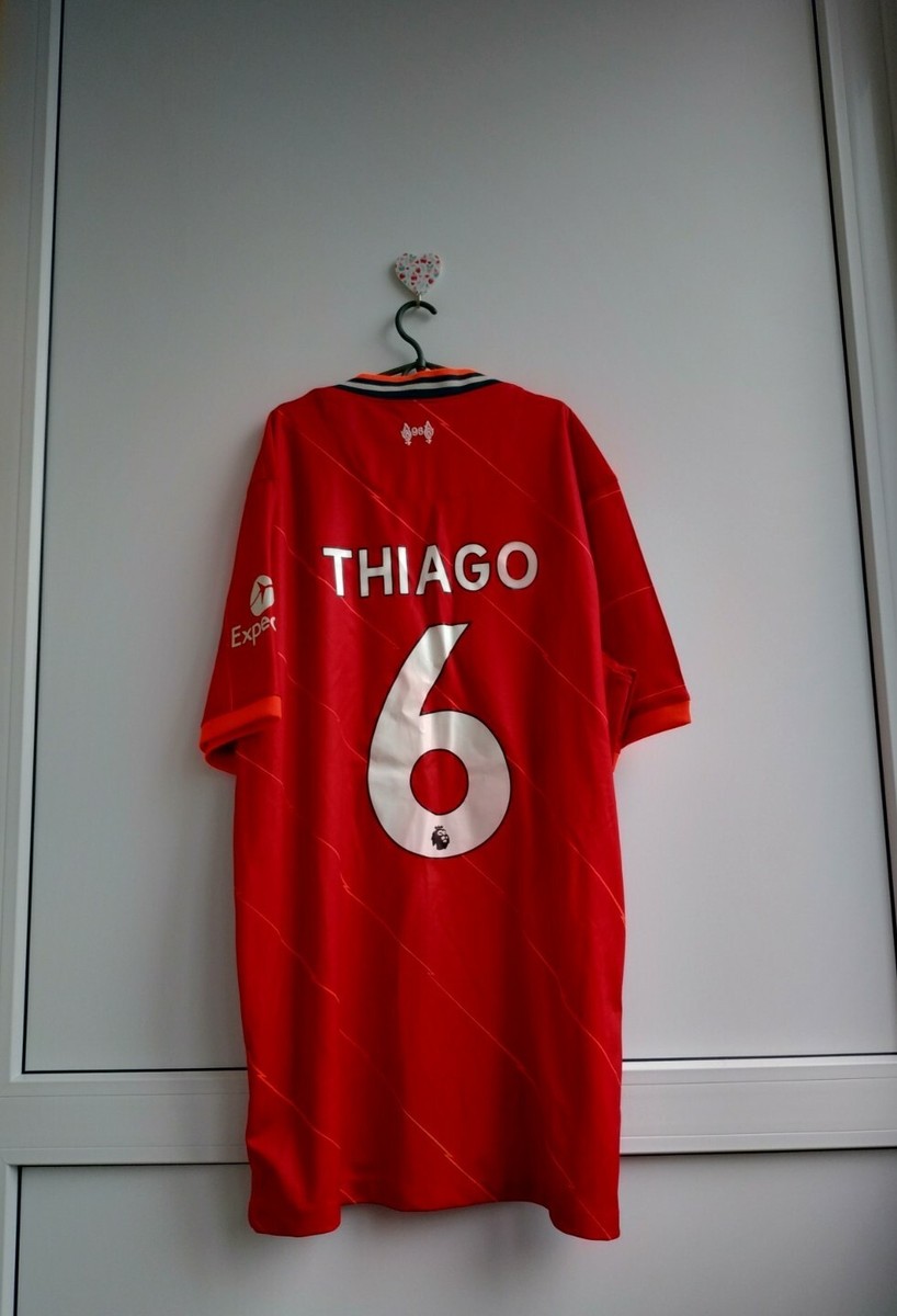 thiago 6 liverpool shirt