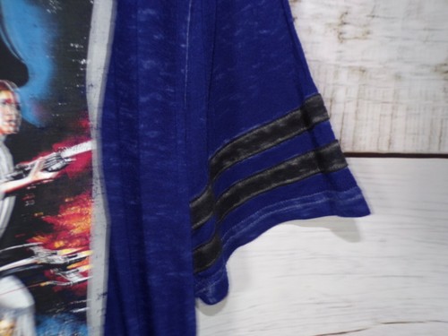 Star Wars Original Cast Poster Style Shirt XLarge XL Blue Lightweight - Picture 4 of 5