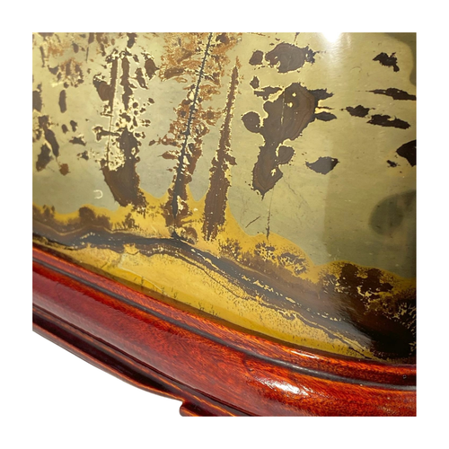 4500Gr Beautiful Natural Chinese Dendritic Limestone Picture Stone Guohua - Rare - Picture 5 of 9