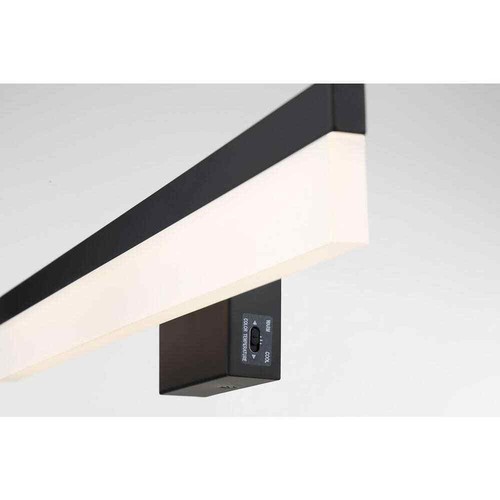 Hampton Bay Eldridge 24 in. Matte Black 1-Light LED Bathroom Vanity Light Bar - Picture 11 of 12