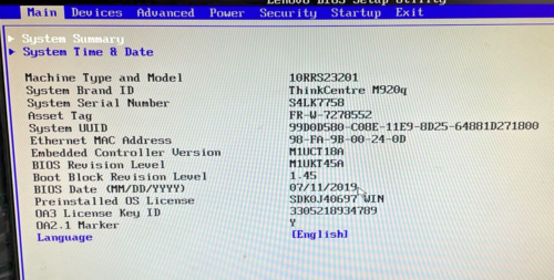 Lenovo ThinkCentre M920q Mini PC - i5-8400T - 16GB RAM - 240GB SSD (OFFERS OK) - Picture 2 of 6