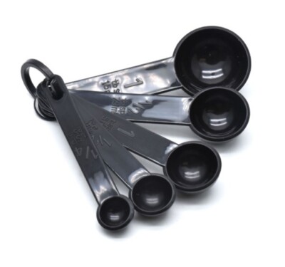 5 x Messlöffel Lebensmittel Küche 1,25 - 15 ml, 1/4 TL - 1 TB LP Mehrzweck 