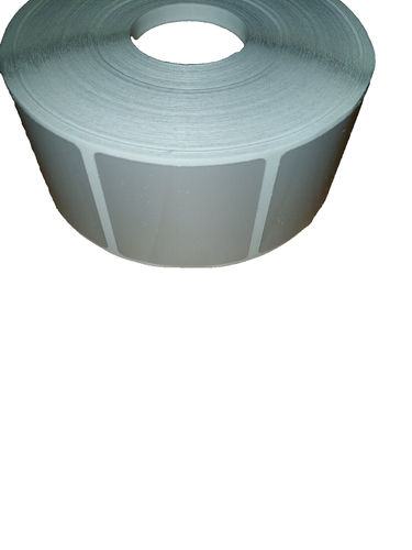 38 x 38 mm, matt silber Polyester gestanzte Etiketten, permanent klebend, 1000 Etiketten - Bild 4 von 5