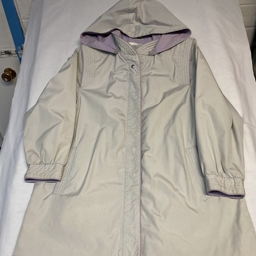Vintage Current Seen Windbreaker Hoodie Jacke Retro 80er 90er Damen Größe 16W