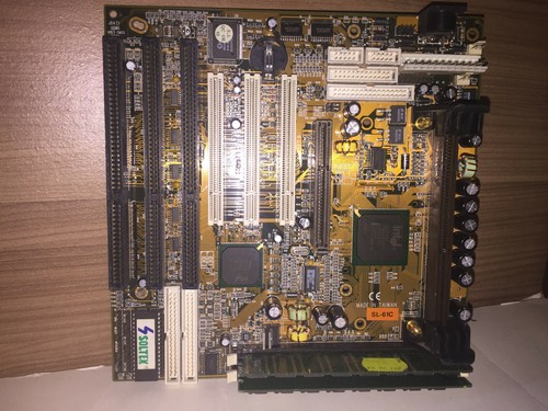 Lot of 2 Pcs ATC-6130 SL-61C SYSTEM BOARDs SLOT 1 CPU SD-RAM AGP PCI CARDS LAN - Picture 3 of 12