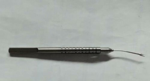 STEEL VITREOUS OSHER SNYDER IOL CUTTING SCISSOR 18 GAUGE & FORCEPS 22 GAUGE SET - Picture 20 of 24