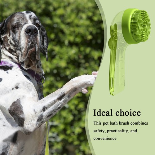 Dog Bath Brush Dog Washing Brush Gentle Slicker Scrubber Detangler For gorgeous - Foto 7 di 13