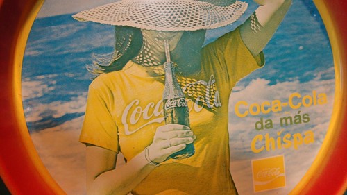 Vintage Rare coca cola tray- da mas chispa reg,S,S,A,no,15047A EGC - Picture 2 of 15