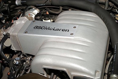 1986-1990 ASC McLaren 5.0 engine intake name plate - Picture 2 of 2