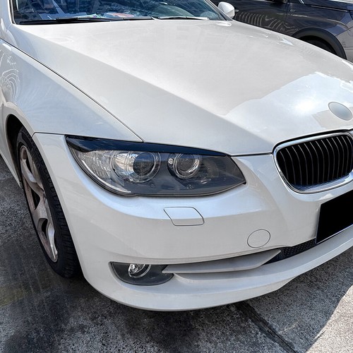 Palpebre dei fari Per BMW 3 Serie E92 E93 LCI Faro anteriore Nero Lucido - Imagen 3 de 7