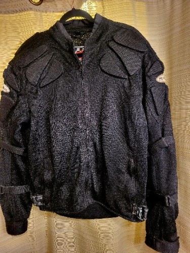 FIRST RACING MENS MOTORCYCLE ARMOR MESH BLACK SIZE XL PADDED - Bild 2 von 10