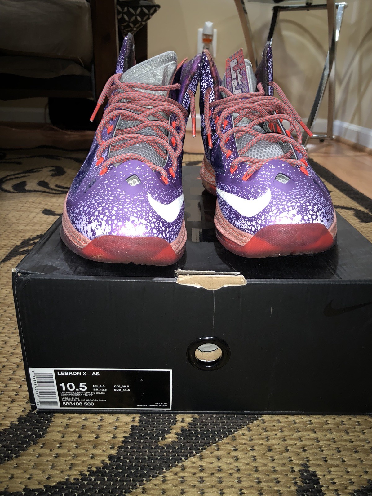 Nike Lebron X 10 All Star Area 72 Asg Extraterrestrial Nike Lebron X 10 All Star Area 72 Asg Extraterrestrial
