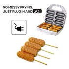 J-JATI WAFFLE CORN DOG MAKER SM902W6 - WHITE - Scratch & Dent