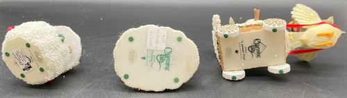 CHARMING TAILS SNOWMAN FLOAT, SLEDDING NUT & SNOW ANGELS LIDDED BOX - Picture 7 of 14
