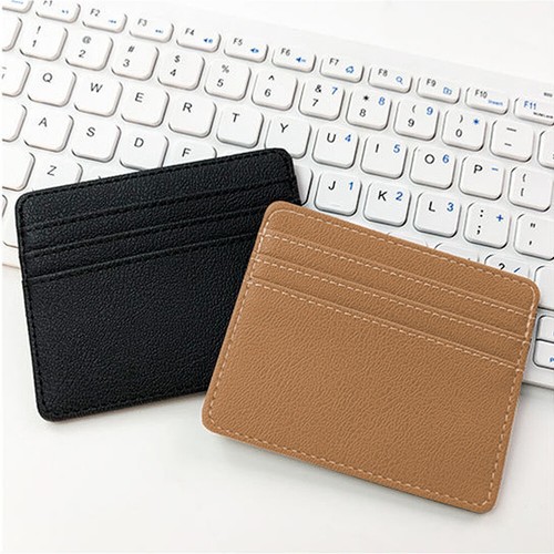 NEW Slim Credit Card Holder RFID Blocking Purse Flip Leather Mens Money Clip - Picture 12 of 15