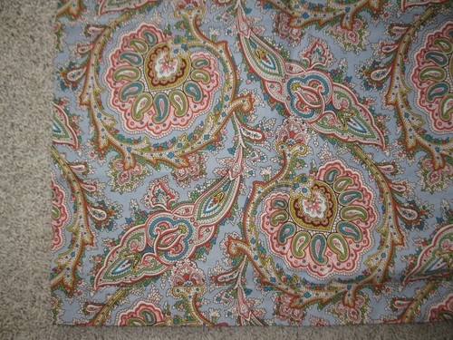 1 VTG Ralph Lauren Fenton Paisley King Pillow Sham Cotton Reversible HTF - Picture 2 of 7