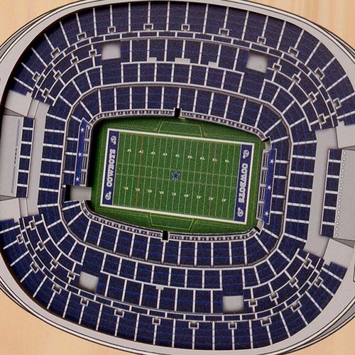 YouTheFan NFL Dallas Cowboys 3-lagig 3D Stadionansicht 4x6 Bilderrahmen - Bild 7 von 12