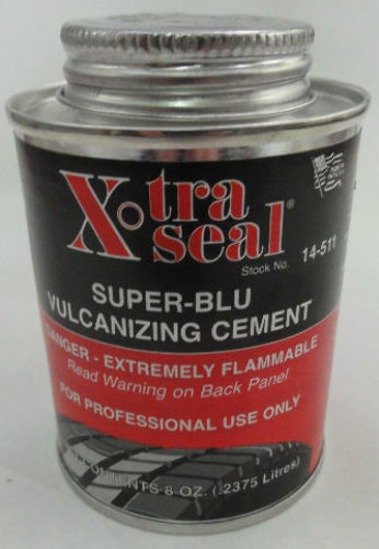Super Blu Vulcanizing Cement Blue Tire patch glue 8oz can blue | eBay
