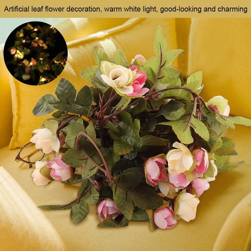 2.5m LED Flower Fairy String Light Battery Operated For Christmas Wedding Par US - Picture 5 of 9