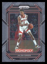 Jalen Green 2022-23 Panini Prizm Monopoly #31 Basketball Card Houston Rockets