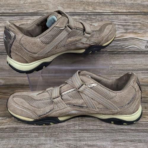 Danskin Now Lindsey Hook & Loop Tan Suede Sneakers Women's Size 7.5 - Picture 2 of 12