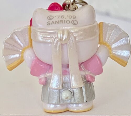 ❤️Sanrio Hello Kitty & Fans ~ 2009 Gotochi ~ Netsuke Charm Mascot Phone Strap❤️ - Picture 2 of 4