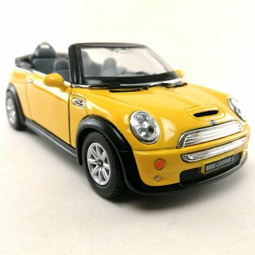 Mini Cooper S Convertible, Kinsmart, Diecast Model Toy Car, 4 Colors,  5'', 1:28 - Picture 10 of 50