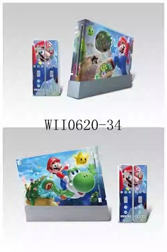 Cover for Nintendo Wii 12 Colour Carbon Fiber Skin Sticker Vinyl Decal Protector - Bild 21 von 22