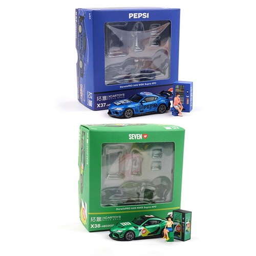 Xcartoys 1:64 DarwinPRO 66G Supra A90 Pepsi / Seven-Up Diecast Modellauto - Bild 1 von 15