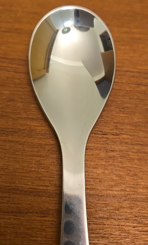 Laguiole Jean Dubost Set Coppia Utensili Servizio Insalata 10" Francia Inox - Foto 6 di 10