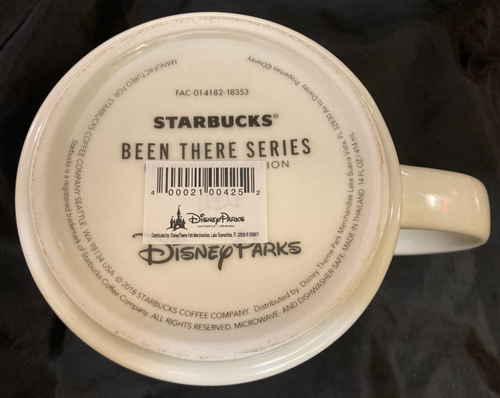 Tazza Starbucks Been There Series Spilla Drop Collection Disney Parks EPCOT 2018 nuova con scatola - Foto 6 di 9
