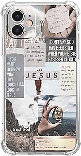 Nsyosio Jesus Quotes Case for iPhone 11|Christian Bible Verse Case for Men Women