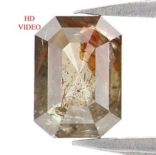 0.90 Ct Natural Loose Emerald Shape Diamond 6.55 MM Grey Green Diamond NQ984