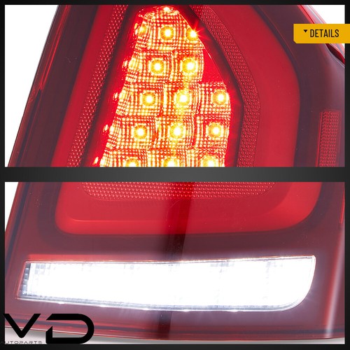 For 11-14 Chrysler 300 Lancia Thema LED Taillights Assembly Red Rear w/Animation - Picture 13 of 16