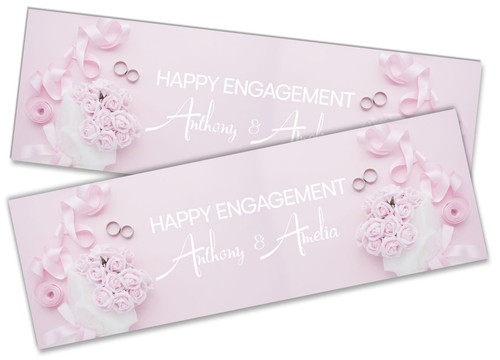 Banderas de compromiso personalizadas para adultos decoración de fiesta idea de regalo 275 - Imagen 9 de 12
