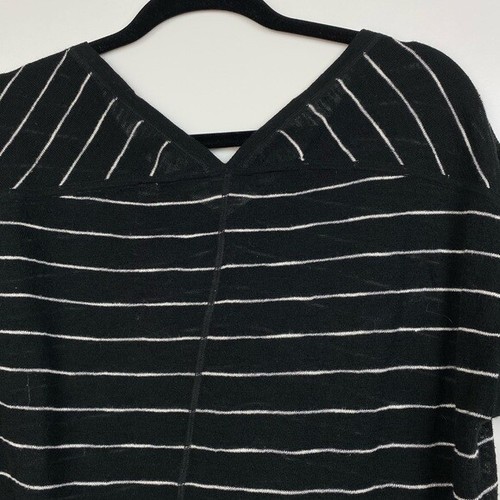 Top a rayas All Saints Brook cuello en V talla pequeña blanco y negro - Imagen 5 de 9