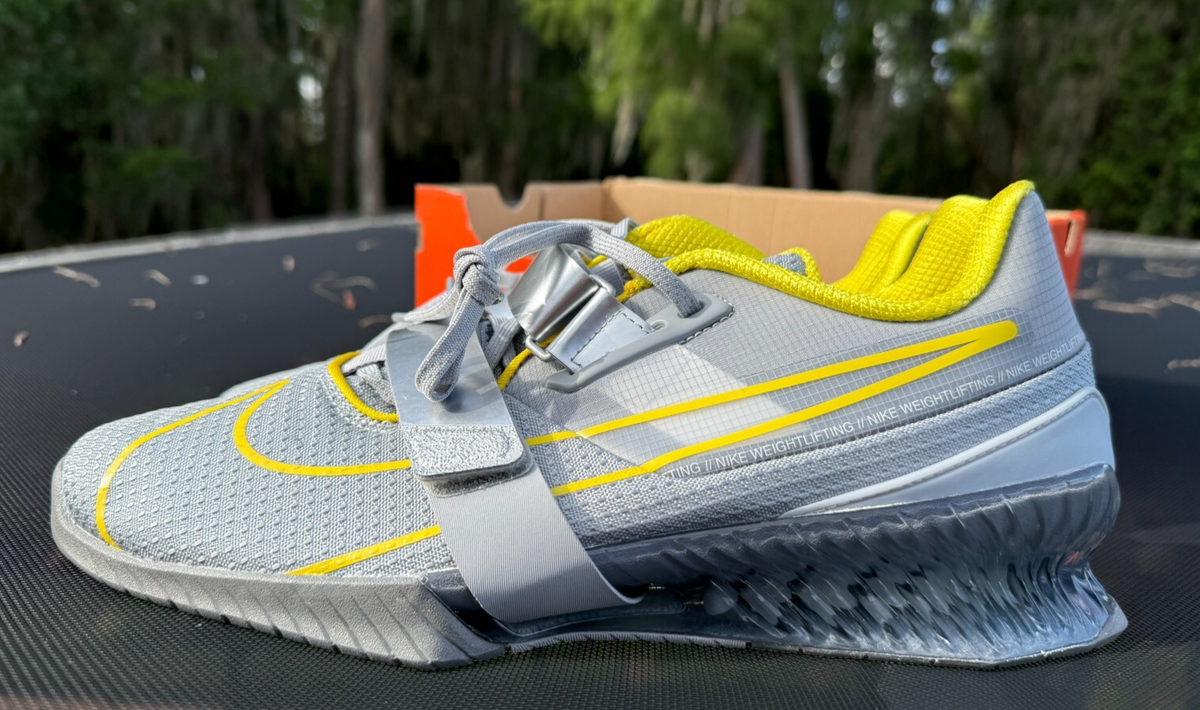 Size 13 - Nike Romaleos 4 Wolf Grey Lightening for sale