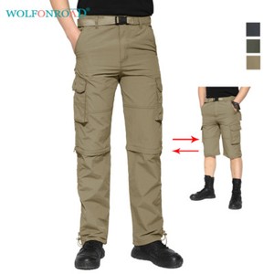 Mens-Quick-Dry-Zip-Off-Convertible-Hiking-Pants-Cargo-Pants-Army-Fishing-Shorts