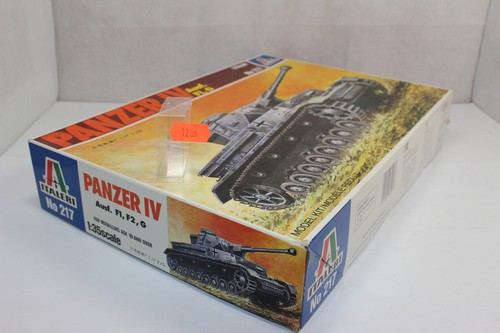 mb1205, RAR Alter Italeri 217 Panzer IV F1 F2 G OVP 1:35 Bausatz Kit mint Neuwer - Bild 6 von 6