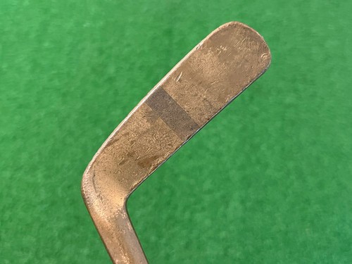 WALTER HAGEN HP-5F PUTTER Heel Shafted Classic Blade Right Handed Leather Grip - Picture 2 of 6