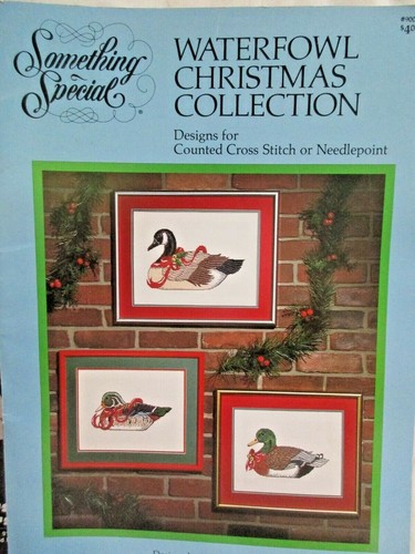 Lot of 6 Counted Cross Stitch Needlepoint Ideas & Patterns Ducks Christmas VTG - Picture 5 of 7