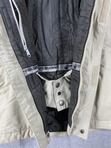 Body Glove Snow Jacket Youth 14 Beige Rust Orange Mock Neck Full Zip Long Sleeve - Picture 5 of 21