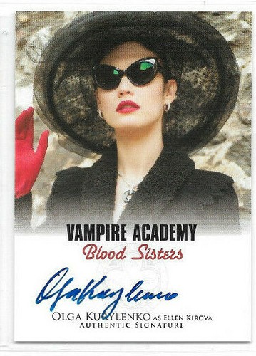 Vampire Academy: Blood Sisters selección de tarjetas autógrafos casi nueva hoja 2014 - Imagen 11 de 11
