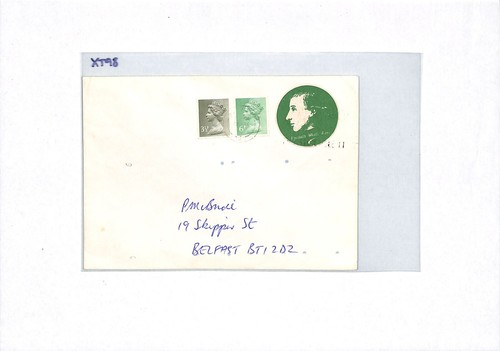 GB NORTHERN IRELAND Machin QEII Cover *WOLFE TONE* PROPAGANDA LABEL Belfast XT98 - Picture 9 of 12