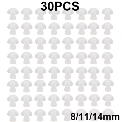30pcs Soft Replacement Universal Ear-tips Domes For BTE Hearing Aids Earplug BEA