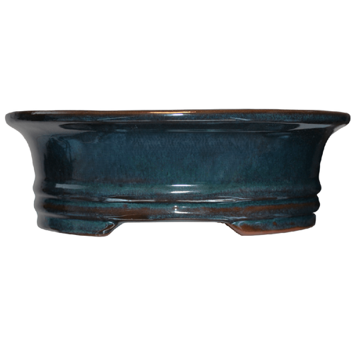 215mm Glazed Bonsai Pots - 3 Pots Bulk Buy. Assorted 8 inch Glazed Bonsai Pots - Picture 4 of 9