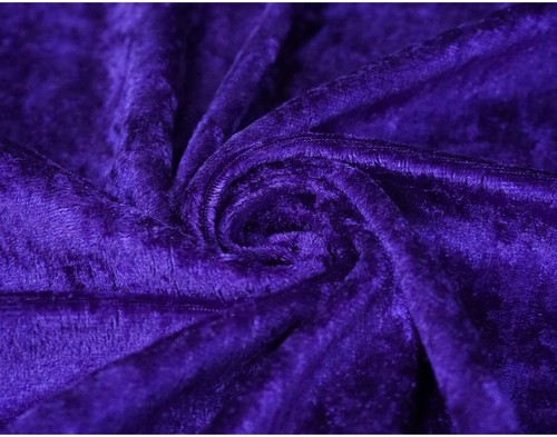 Premium Crushed Velvet Velour Fabric 2 Way Stretch Wedding Dress Glitz Material - Picture 61 of 92