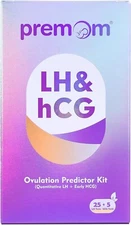 Premom 25 LH Ovulation + 5 HCG Pregnancy Test Kit – Fertility Tracker